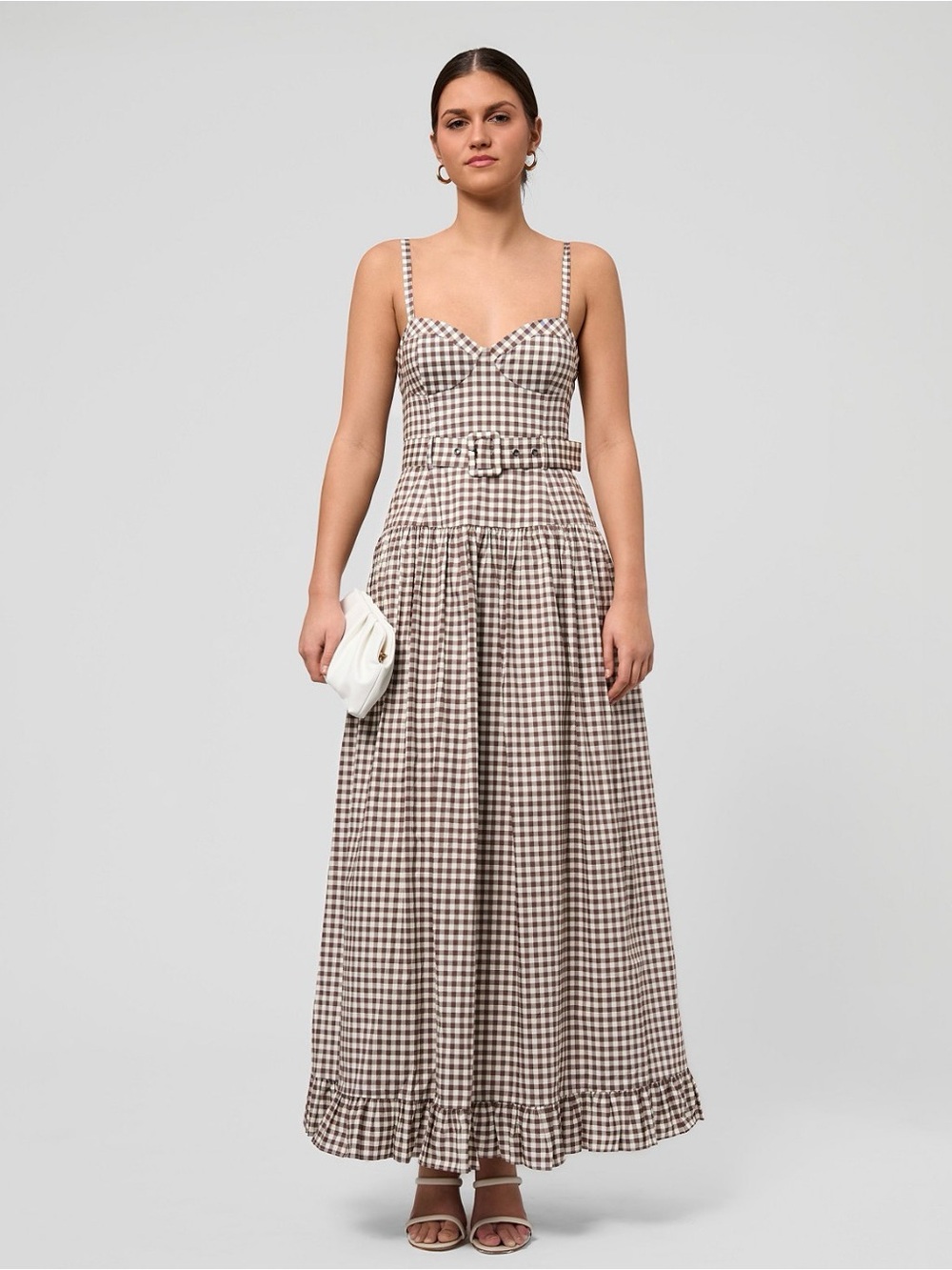 NWT RACHEL Rachel Roy Elodie Sweetheart Neck Maxi Dress